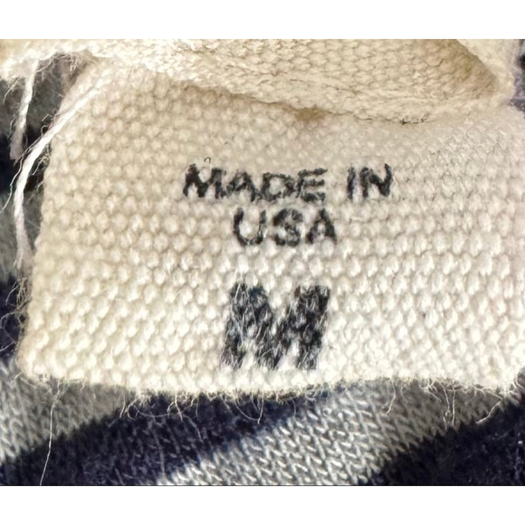 Women's L.A. Hearts Short Sleeve Striped T-shirt Dress M Navy & Gray - Picture 4 of 4